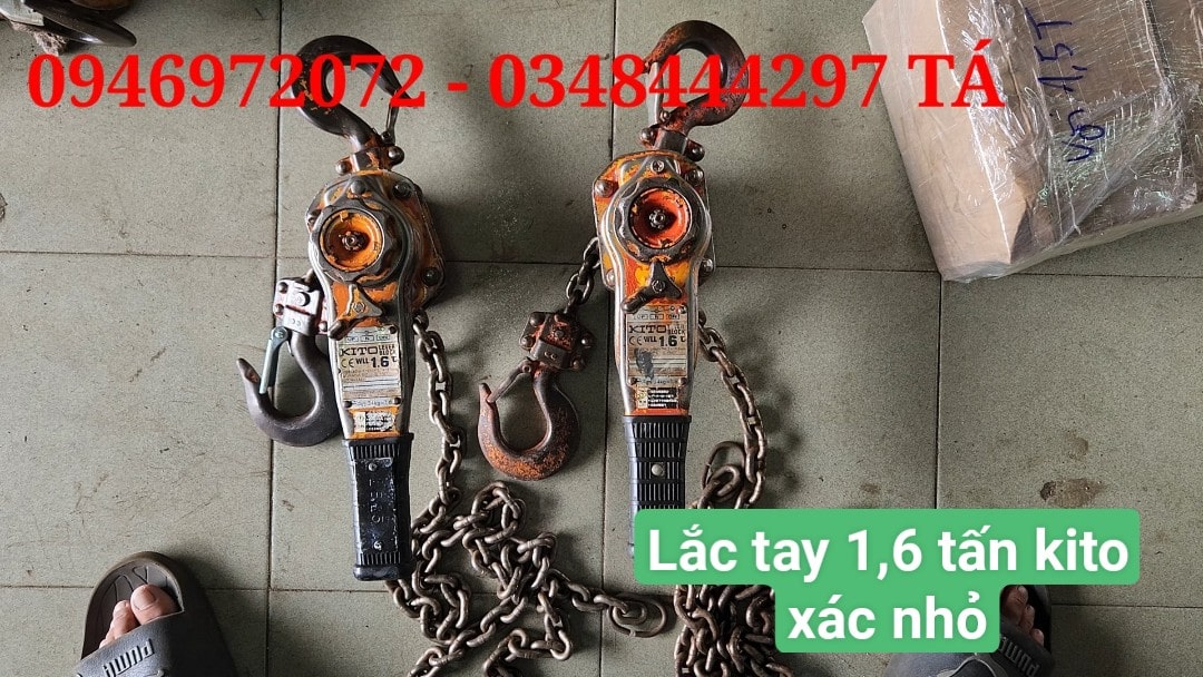 pa lăng xích lắc tay 1,6 tấn kito nhật bãi xác nhỏ pa lăng xích lắc tay 1,6 tấn kito nhật bãi xác nhỏ