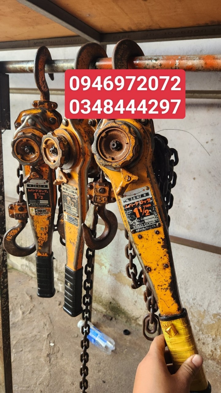 pa lăng xích lắc tay 1,5 tấn nhật bãi giá rẻ pa lăng xích lắc tay 1,5 tấn nhật bãi giá rẻ