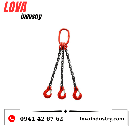 sling xích cẩu hàng 3 chân