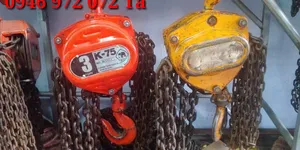 Pa lăng xích kéo tay 3 tấn nhật bãi xích đơn kito Giá rẻ