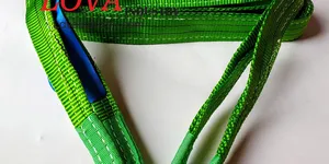 Dây Cáp Vải Cẩu Hàng 2 Tấn 2 mét 2 Đầu Mắt Hệ số an toàn 6 : 1