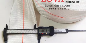 Dây đai polyester cường lực bản 10cm màu trắng
