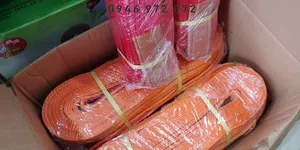 Dây Cáp Vải Cẩu Hàng 10 Tấn Hệ Số An toàn 6:1 Giao khách hàng