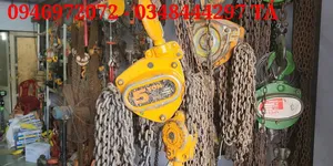 Nơi bán pa lăng xích kéo tay 5 tấn Nhật bãi chất lượng giá rẻ