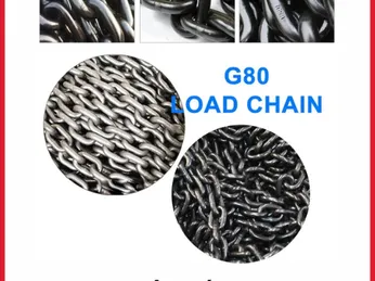 DÂY XÍCH ĐEN CHỊU LỰC CẨU HÀNG G80 PHI 8MM