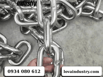 Xích INOX 304 Phi 12 Ly (mm) chống gỉ chống sét
