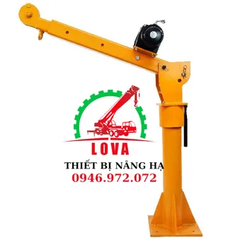 Khung Cẩu Xoay Lắp Xe Ô tô Xe Tải 500kg 360 độ