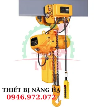 Pa lăng xích điện di chuyển KKBB03-02 3t 6m 380V 2 cấp tốc độ