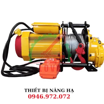 Tời điện siêu nhanh siêu êm siêu bền 28 mét/phut KENBO CC600G 220V 60m