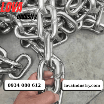 Xích INOX 304 Phi 10 Ly (mm) chống gỉ chống sét