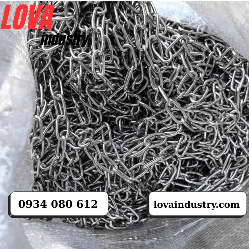 Xích INOX 304 Phi 12 Ly (mm) chống gỉ chống sét