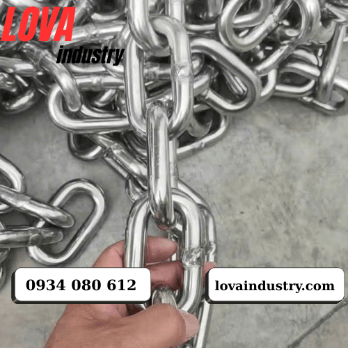 Xích INOX 304 Phi 12 Ly (mm) chống gỉ chống sét