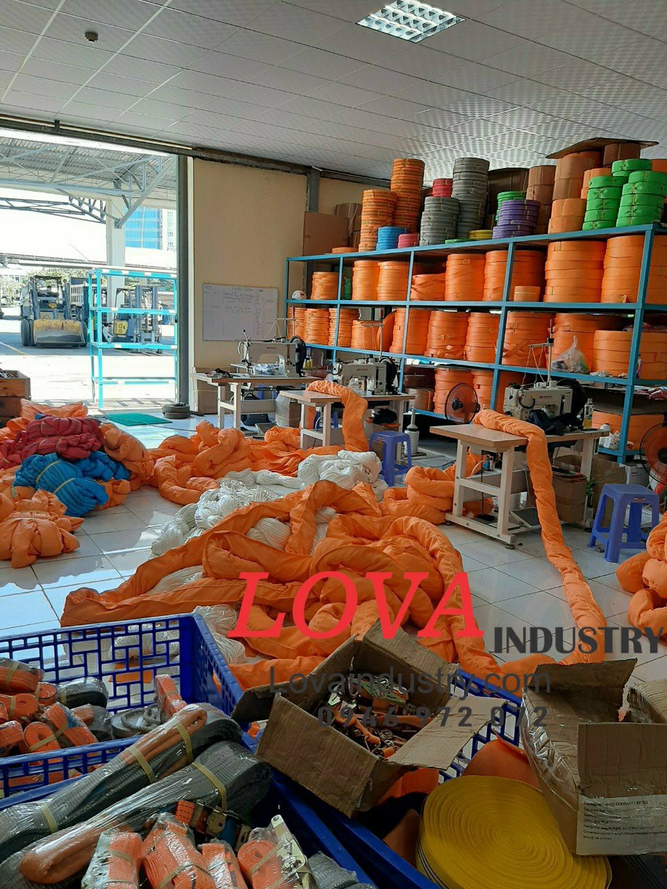 Xưởng Sản Xuất Dây Cáp Vải Cẩu Hàng LoVa Industry Xưởng Sản Xuất Dây Cáp Vải Cẩu Hàng LoVa Industry