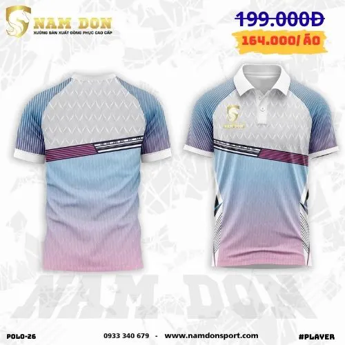 Giá Sỉ Áo polo thể thao nam APL26 Cao Cấp