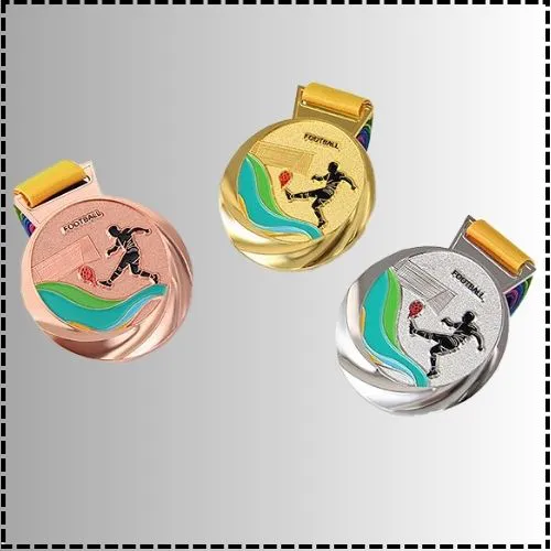 Huy Chương Bóng Đá FOOTBALL 02 - Vàng - Bạc - Đồng