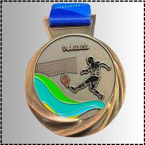 Huy Chương Bóng Đá FOOTBALL 02 - Vàng - Bạc - Đồng
