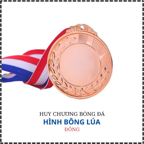 Huy Chương Bóng Đá Bông Lúa NAM DON - Vàng - Bạc - Đồng