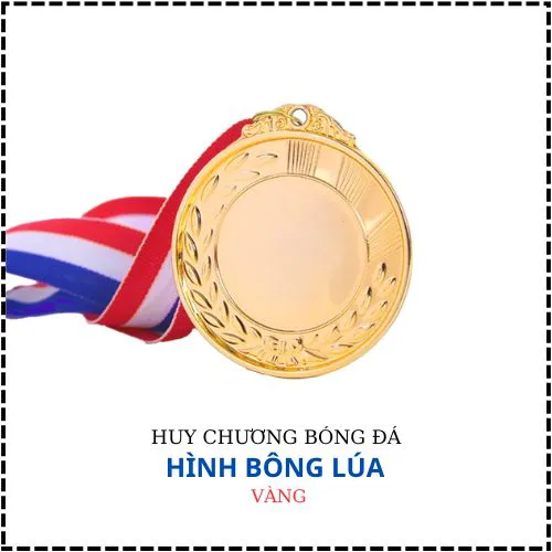 Huy Chương Bóng Đá Bông Lúa NAM DON - Vàng - Bạc - Đồng