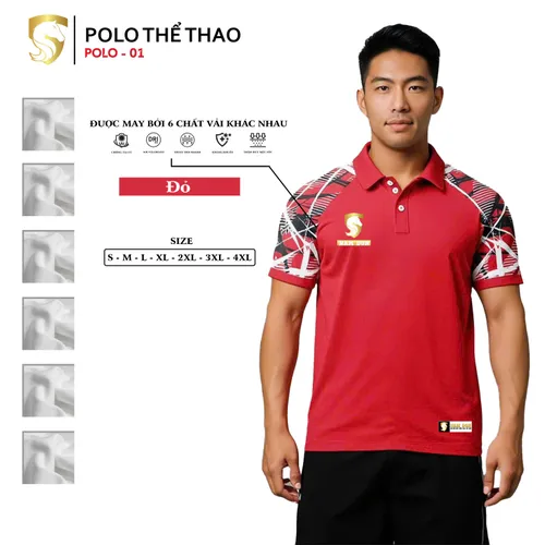 GIÁ SỈ - ÁO POLO THỂ THAO APL50-DO