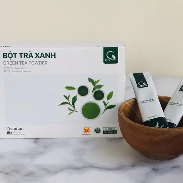 Bột Trà Xanh - Hộp gói nhỏ