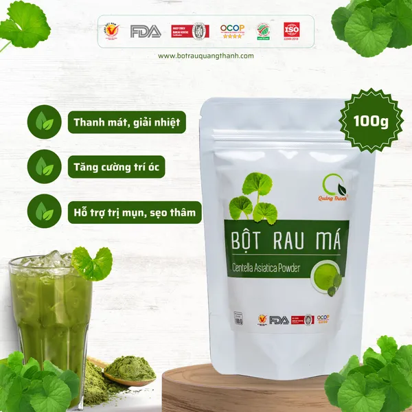 Bột Rau Má gói 100g