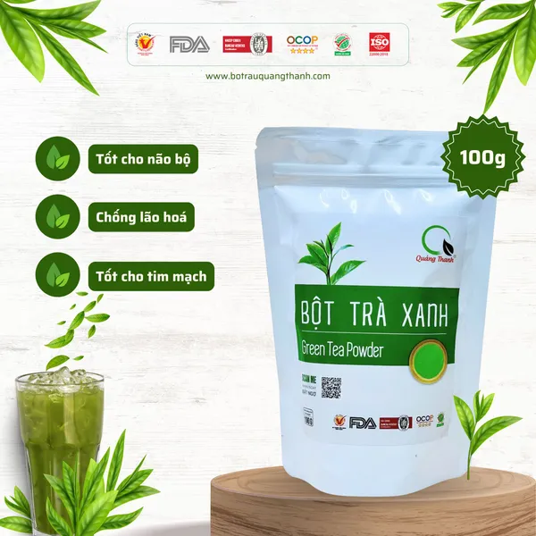 Bột Trà Xanh gói 100g
