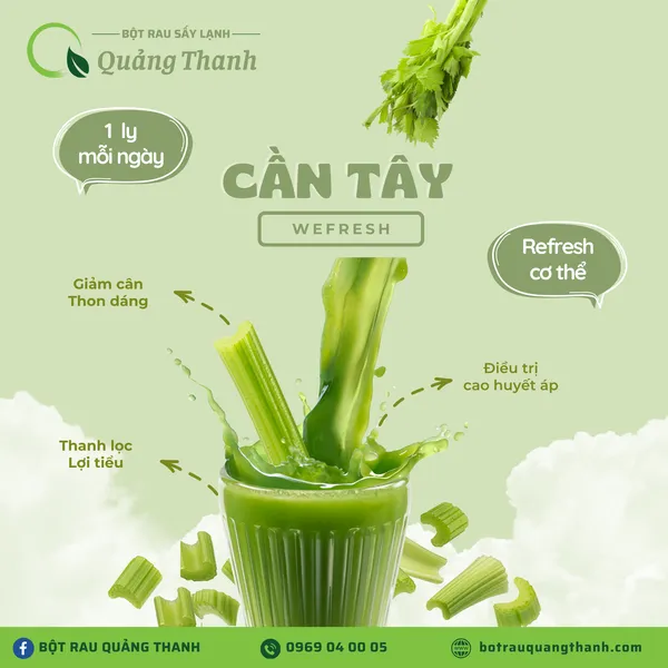 Bột Cần Tây WeFresh gói 50g