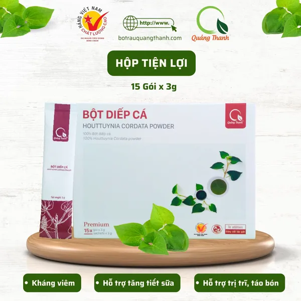 Bột Diếp Cá - Hộp gói nhỏ