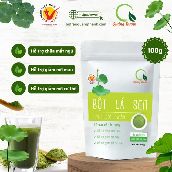 Bột Lá Sen gói 100g