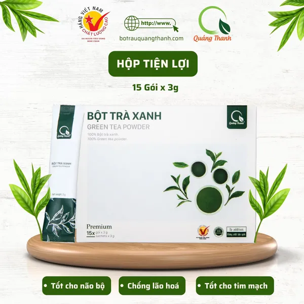 Bột Trà Xanh - Hộp gói nhỏ