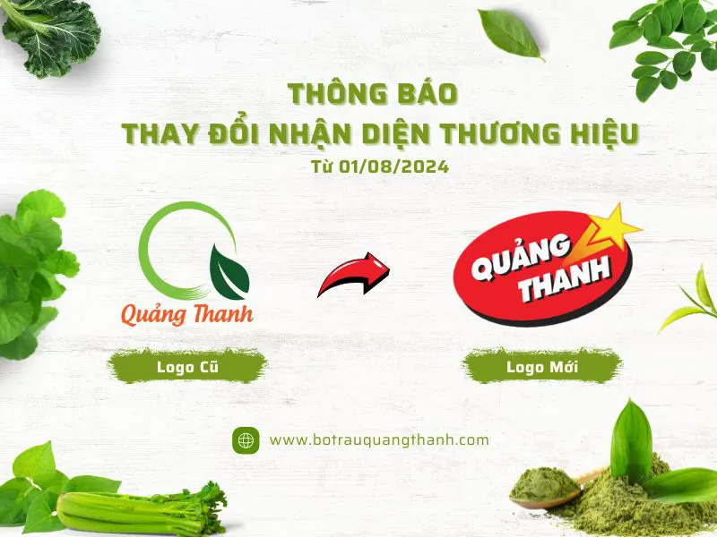 THÔNG BÁO THAY ĐỔI NHẬN DIỆN THUƠNG HIỆU