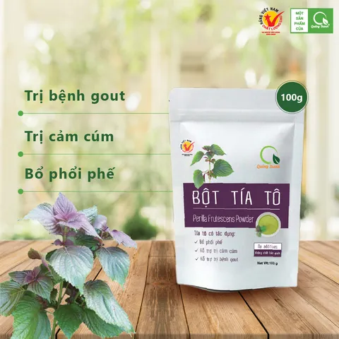 Những đặc điểm nổi bật của bột tía tô Quảng Thanh so với các sản phẩm tương tự?
