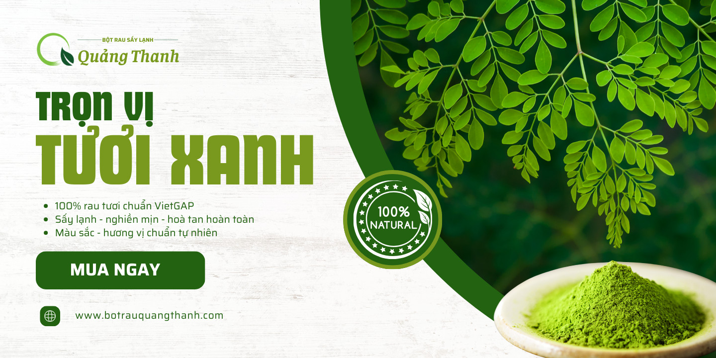 Bột rau Quảng Thanh cung cấp giải pháp bổ sung chất xơ nguyên chất - nguồn dinh dưỡng cho sức khỏe gia đình bạn. Bột rau Quảng Thanh cung cấp giải pháp bổ sung chất xơ nguyên chất - nguồn dinh dưỡng cho sức khỏe gia đình bạn.