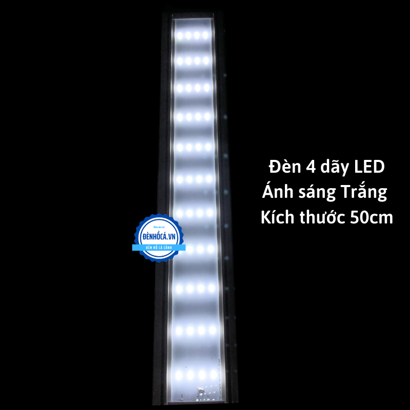 Đèn hồ cá 50cm loại 4 dãy LED tiết kiệm, an toàn dành cho hồ cá cảnh, hồ thủy sinh