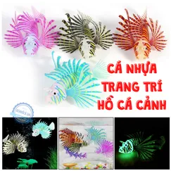 Cá nhựa trang trí hồ cá