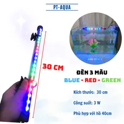 Đèn CHÌM bể cá 30cm 3 MÀU
