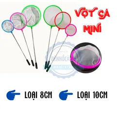 Vợt bắt cá 8cm nhỏ gọn, tiện lợi, an toàn