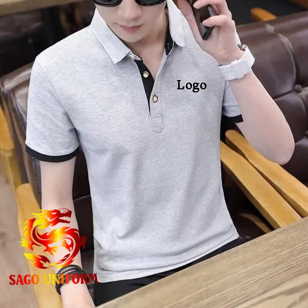 Áo thun trụ sơ mi vải SG_06