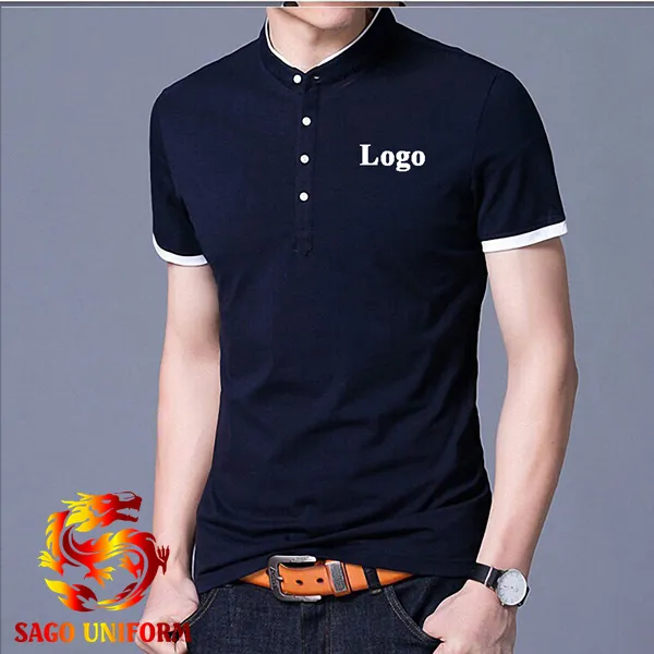 Áo thun cổ trụ lãnh tụ SG_07