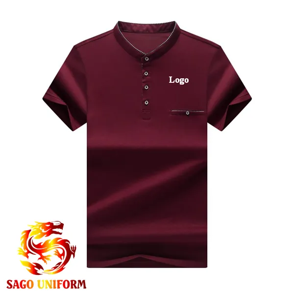 Áo thun cổ trụ lãnh tụ SG_08