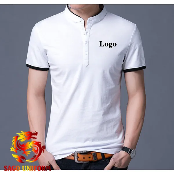 Áo thun cổ trụ lãnh tụ SG_05