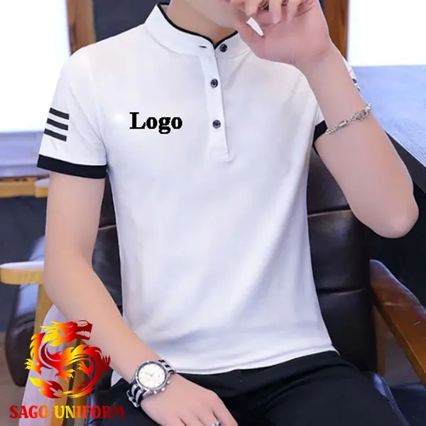 Áo thun cổ trụ lãnh tụ SG_06