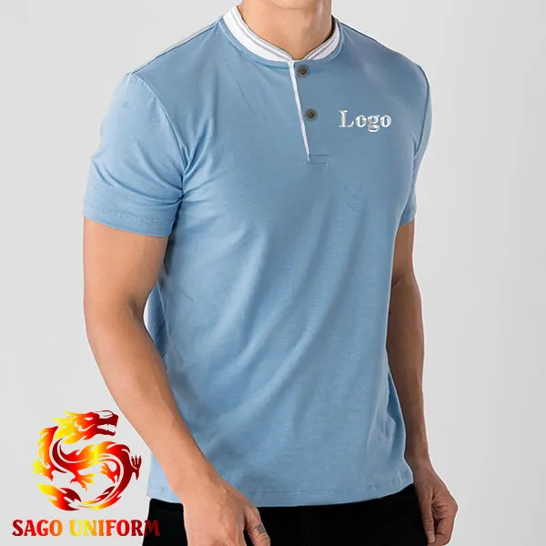 Áo thun cổ trụ lãnh tụ SG_09
