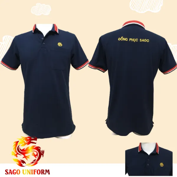 Áo thun cổ trụ chân sơ mi SG_016