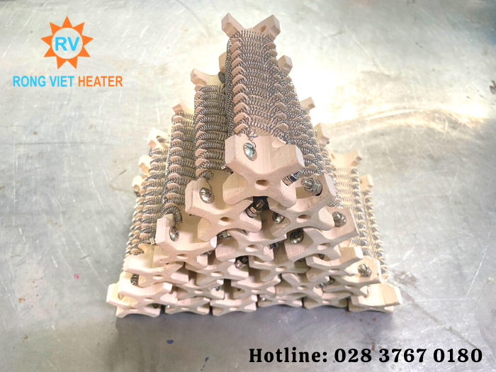 Điện Trở Thổi Gió Ø42x105 / 220V - 800W Điện Trở Thổi Gió Ø42x105 / 220V - 800W