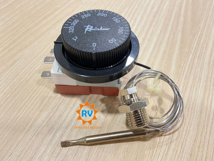 Bộ điều khiển nhiệt độ cơ RAINBOW Korea 320°C 20A 250V Bộ điều khiển nhiệt độ cơ RAINBOW Korea 320°C 20A 250V