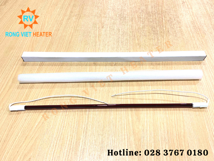 Bóng Đèn Sấy Công Nghiệp Ø10x500 230V 1000W Bóng Đèn Sấy Công Nghiệp Ø10x500 230V 1000W