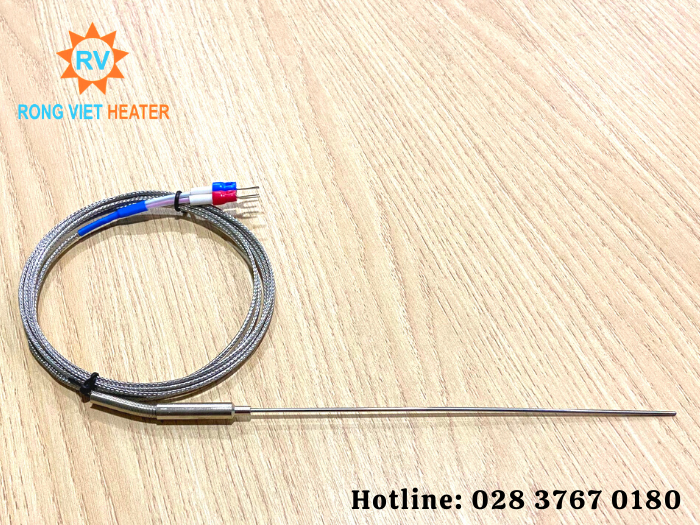 Cảm Biến Nhiệt Độ Loại K Ø1.5*150  Cảm Biến Nhiệt Độ Loại K Ø1.5*150