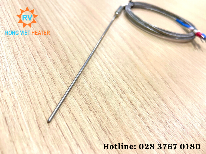 Cảm Biến Nhiệt Độ Loại K Ø1.5*150  Cảm Biến Nhiệt Độ Loại K Ø1.5*150