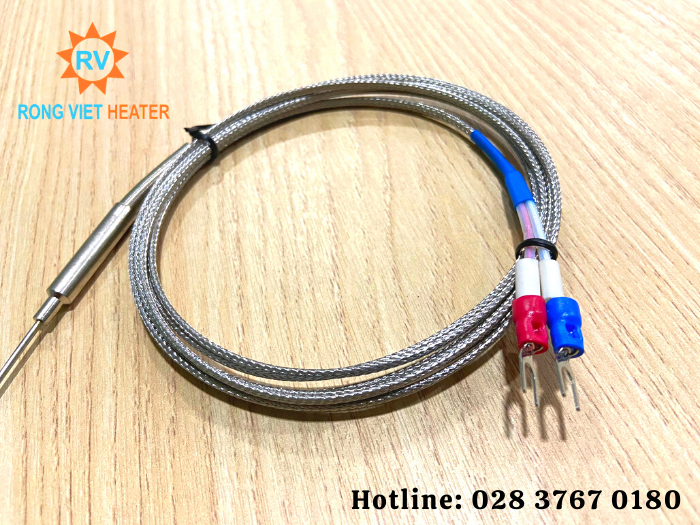 Cảm Biến Nhiệt Độ Loại K Ø1.5*150  Cảm Biến Nhiệt Độ Loại K Ø1.5*150
